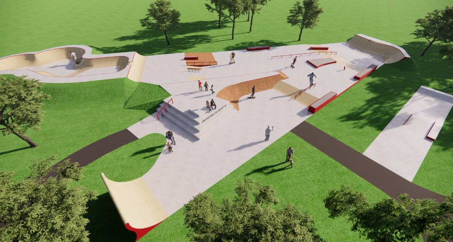 Un skatepark à venir au parc des Dalles