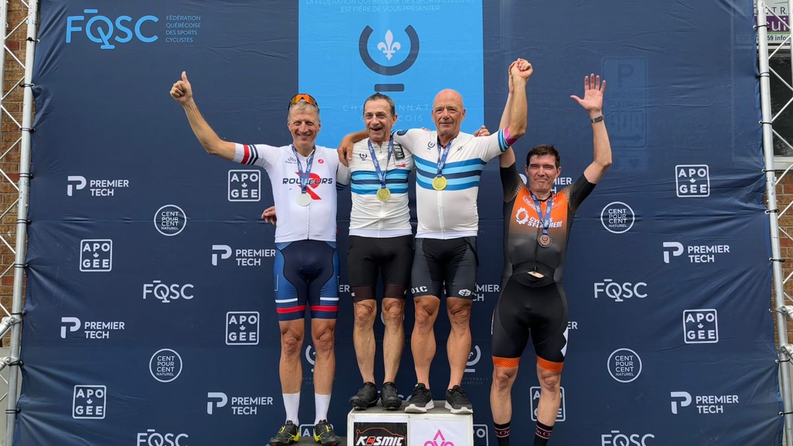 Une deuxième médaille pour Éric Provost aux Championnats québécois sur route