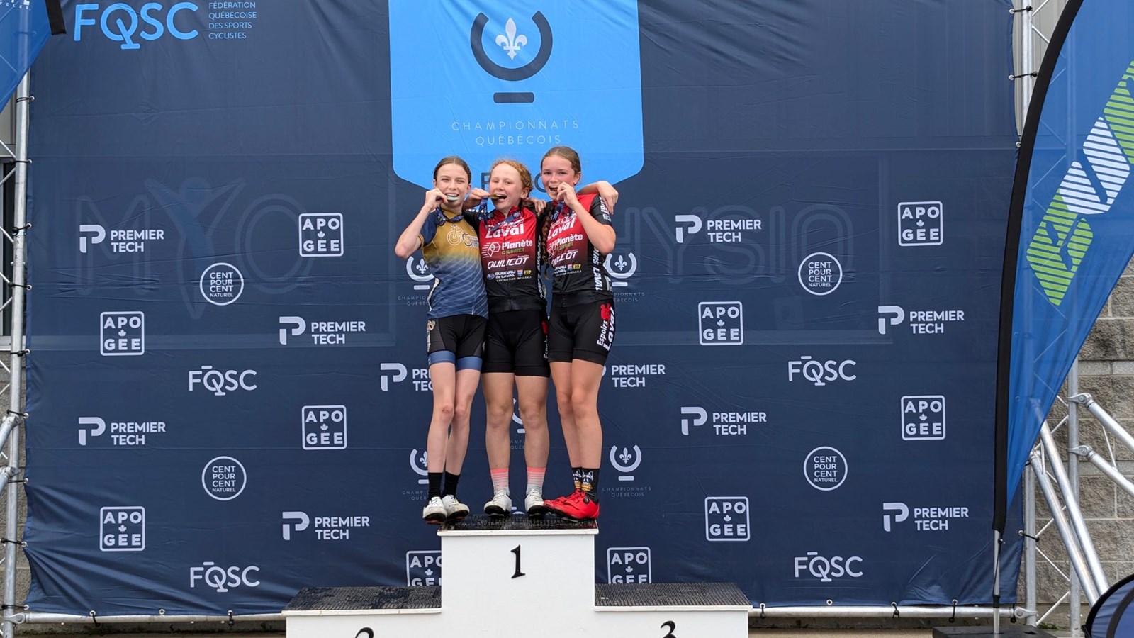 Deux cyclistes de Lanaudière ont atteint le podium aux Championnats québécois sur route