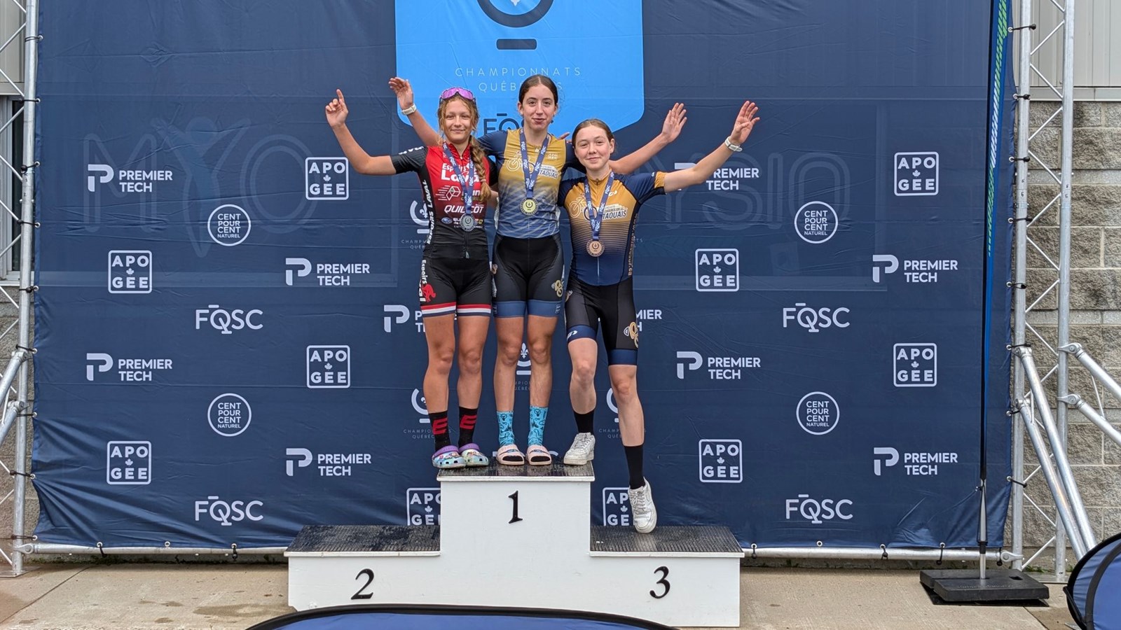 Deux cyclistes de Lanaudière ont atteint le podium aux Championnats québécois sur route