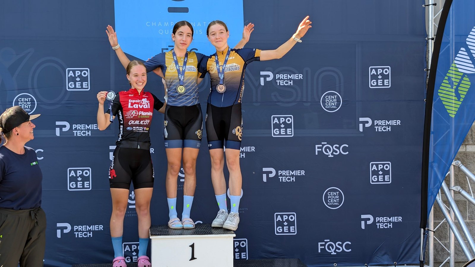 Deux cyclistes de Lanaudière ont atteint le podium aux Championnats québécois sur route