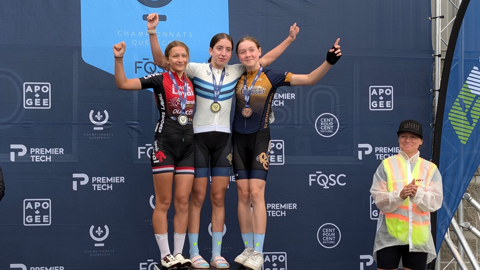 Deux cyclistes de Lanaudière ont atteint le podium aux Championnats québécois sur route