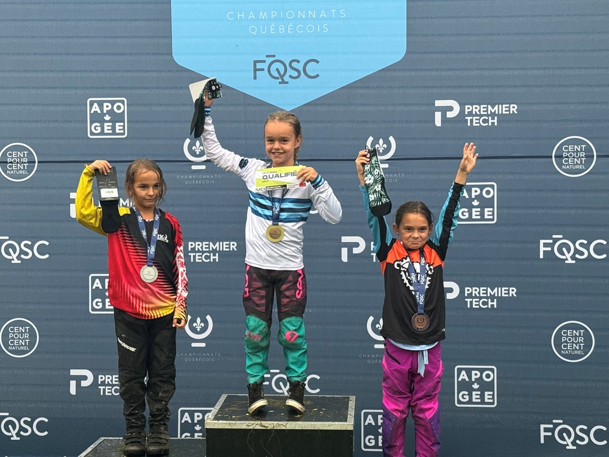 Six athlètes de la région médaillés aux Championnats québécois BMX racing