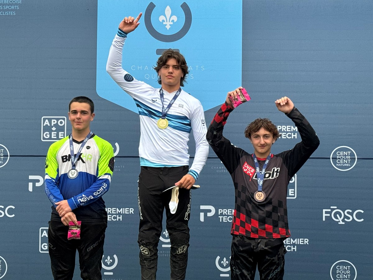 Six athlètes de la région médaillés aux Championnats québécois BMX racing