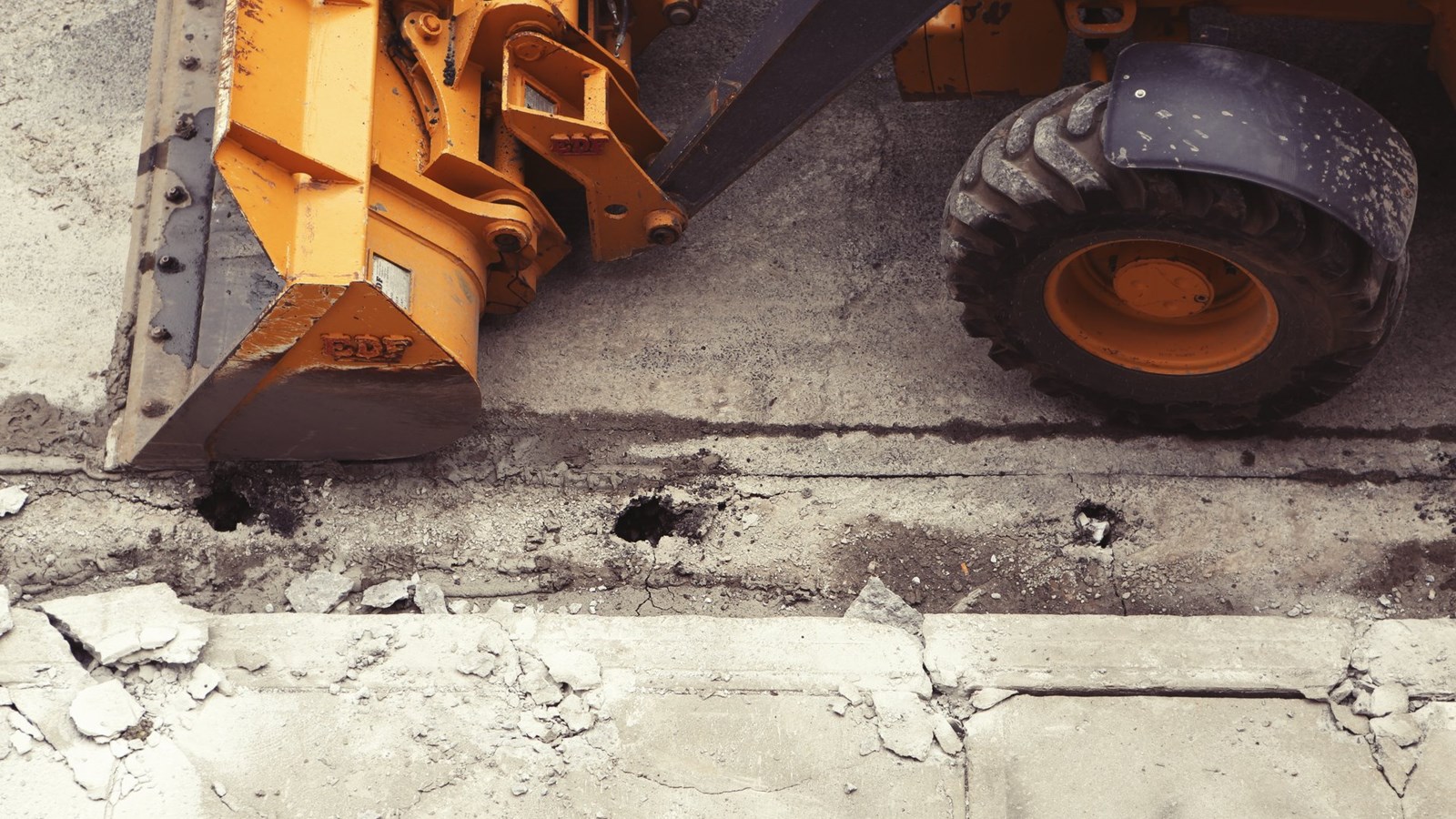Les travaux sur l'autoroute 40 sont sous la chaussée en direction est