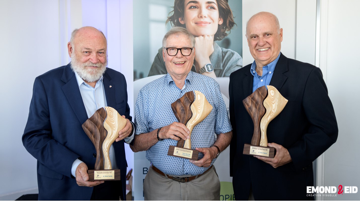 Trois philanthropes de Lanaudière récompensés 