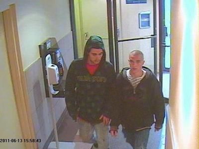 Ces deux suspects pourraient être impliqués dans des vols dans des véhicules. GUILLAUME JACOB/L'ÉCHO DE TROIS-RIVIÈRES/AGENCE QMI
