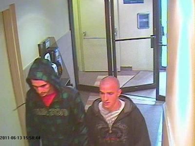 Ces deux suspects pourraient être impliqués dans des vols dans des véhicules.GUILLAUME JACOB/L'ÉCHO DE TROIS-RIVIÈRES/AGENCE QMI