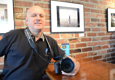 Pierre Tessier, directeur des communications du Club de photo mauricien. GUILLAUME JACOB/L'ÉCHO DE TROIS-RIVIÈRES/AGENCE QMI