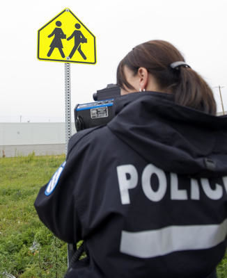 Les policiers seront à l'affût dans les zones scolaires durant le mois de septembre.