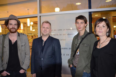 De gauche à droite : François Guerrette, Étienne Lalonde, Alexandre Dumont et Marie-Josée Charest. GUILLAUME JACOB/L'ÉCHO DE TROIS-RIVIÈRES/AGENCE QMI
