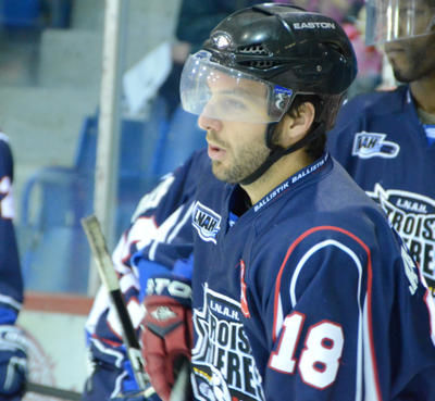 Après avoir évolué pendant quatre ans avec les Patriotes de l'UQTR, Tommy Lafontaine effectue un retour au Colisée cette saison après deux années en France. Trois-Rivières le 2 octobre 2011. NICOLAS DUCHARME/L'ÉCHO DE TROIS-RIVIÈRES/AGENCE QMI
