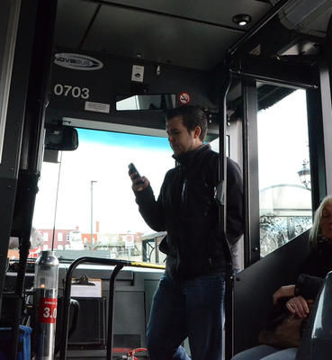 Notre journaliste n'a eu aucun problème à entrer dans l'autobus de la STTR sans payer en plusieurs occasions. Trois-Rivières le 19 octobre 2011. NICOLAS DUCHARME/L'ÉCHO DE TROIS-RIVIÈRES/AGENCE QMI
