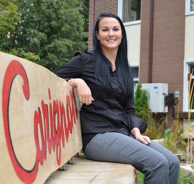 Intervenante à la Maison Carignan, Audrey Alarie constate une hausse fulgurante du nombre de jeunes adultes dépendant de l amphétamine. Trois-Rivières le 30 septembre 2011. NICOLAS DUCHARME/L'ÉCHO DE TROIS-RIVIÈRES/AGENCE QMI