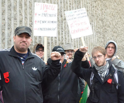 Appui mitigé à la manifestation étudiante
