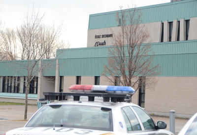 Lendemain difficile à l'école secondaire l'Escale de Louiseville. Louiseville le 14 november 2011. NICOLAS DUCHARME/L'ÉCHO DE TROIS-RIVIÈRES/AGENCE QMI