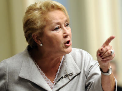 La chef du PQ, Pauline Marois, est critiqué comme jamais par les membres de son propre parti. STEVENS LEBLANC/JOURNAL DE QUEBEC/AGENCE QMI)