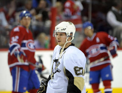 La venue de Sidney Crosby et des Penguins de Pittsburgh à Montréal est l'un des matchs les plus attendus de l'année au Québec. Photo: Agence QMI