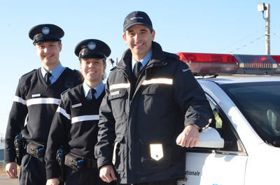 Le pilote automobile Bertrand Godin prodigue maintenant des cours de conduites aux futurs policiers de l'ENPQ. Trois-Rivières le 1er décembre 2011. NICOLAS DUCHARME/L'ÉCHO DE TROIS-RIVIÈRES/AGENCE QMI