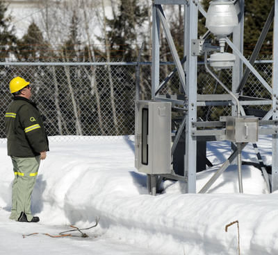 Les installations d Hydro-Québec sont fréquemment victimes de vols de cuivre. La société d État estime ses pertes à 4,5 millions de dollars pour l année 2010.STEVENS LEBLANC/JOURNAL DE QUEBEC/AGENCE QMI)