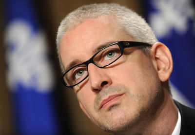 Le député de Nicolet-Yamaska, et chef du parti Option nationale, Jean-Martin Aussant, réclame du gouvernement Charest la construction de la portion de près de six kilomètres de l autoroute 30 qui relierait Nicolet et Bécancour. STEVENS LEBLANC/JOURNAL DE QUEBEC/AGENCE QMI)