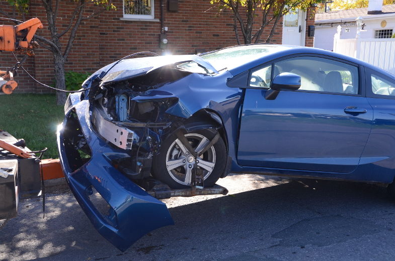 Accident de la route: un blessé léger