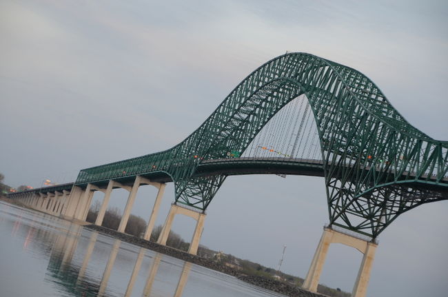 Le tremblement de terre a été ressenti par la population de part et d'autre du pont Laviolette.