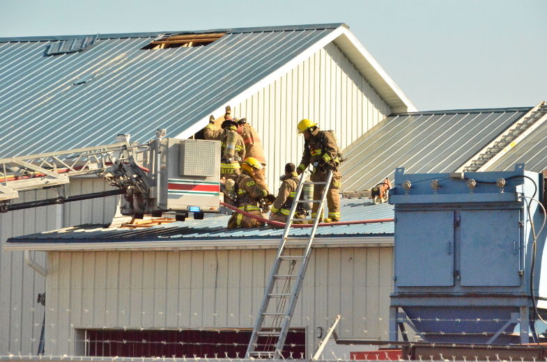 Le second incendie s'est déclaré à l'usine de fabrication de remorques Fabrox, sur le boulevard Industriel à Trois-Rivières.