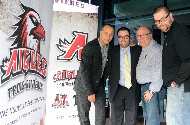 Une partie de l'équipe de direction des Aigles de Trois-Rivières sera formée de Jean-François Picard, président, Frédéric Lajoie, directeur marketing et communications, Réal Lajoie, directeur des opérations du stade, et Mathieu Hamelin, directeur général des Aigles junior et conseiller à l'équipe Can-Am.