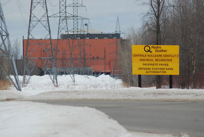 Les alertes liées aux centrales nucléaires japonaises soulèvent des questions à Bécancour, seule ville au Québec où tourne une centrale nucléaire, Gentilly-2. (Stéphan Desrochers/Agence QMI)