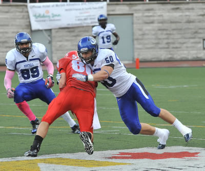 Le secondeur Jonathan Beaulieu-Richard sera de retour avec les Carabins de l'Université de Montréal en 2012.
COURTOISIE James Hajjar / Carabins de l'Université de Montréal.