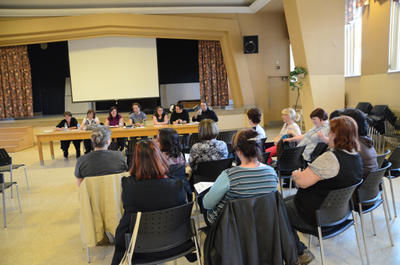 Le Syndicat des employés de bureau du Centre de santé et services sociaux de Trois-Rivières a tenu une première rencontre d information le 20 mars. GUILLAUME JACOB/L'ÉCHO DE TROIS-RIVIÈRES/AGENCE QMI