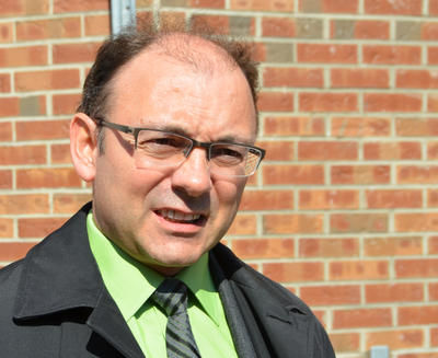 Le porte-parole de la coalition Proprio-béton, Yvon Boivin. GUILLAUME JACOB/L'ÉCHO DE TROIS-RIVIÈRES/AGENCE QMI