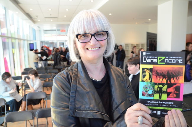 La directrice générale et artistique du Festival international de DansEncore, Claire Mayer, était très fière de dévoiler la programmation de l’événement qui se tiendra du 7 au 10 juin prochain.