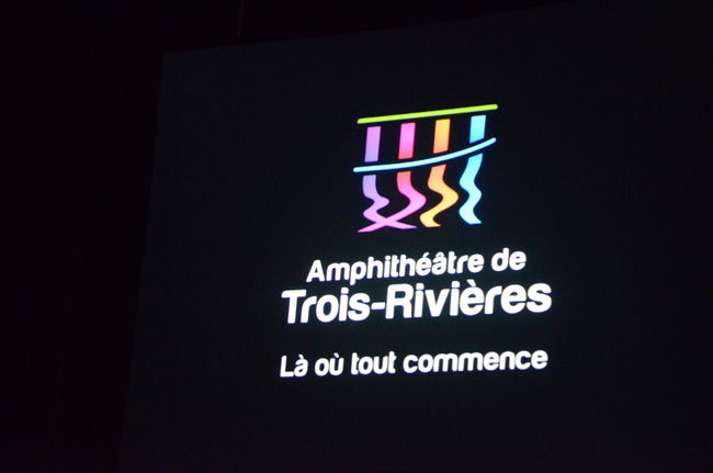 Le nouveau logo de l’Amphithéâtre de Trois-Rivières.