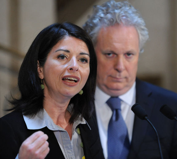 La ministre de l'Éducation Line Beauchamp a démissionné lundi.