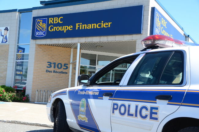 La succursale du boulevard des Récollets de la Banque Royale du Canada a été victime d'un braquage mardi matin.