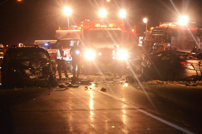 Un collision frontale a fait trois morts à Bécancour vendredi soir.