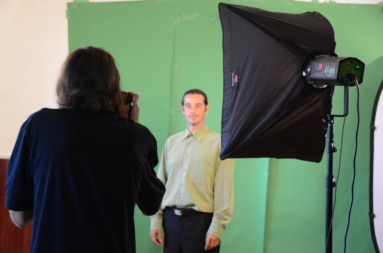 Les futurs candidats d'Option nationale sont passés devant le photographe mardi matin.