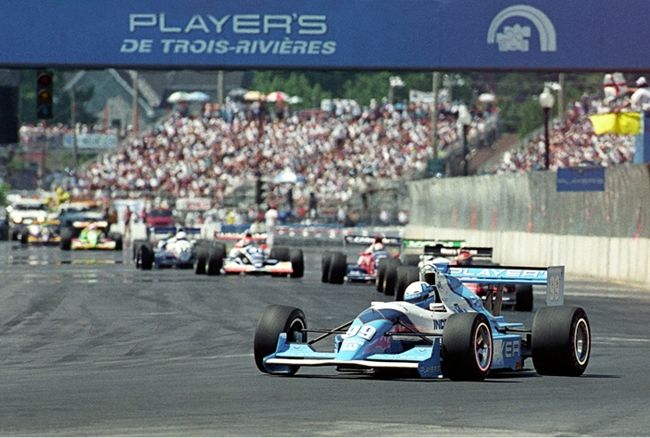 Bertrand Godin avait pris part au Grand Prix de Trois-Rivières à bord du bolide Indy Lights de l’écurie Player’s en 1996.