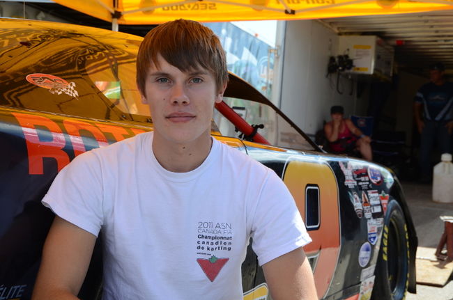 Après être passé du karting au stock-car en moins d'une semaine, Brendon Bain a très bien paru sur le circuit trifluvien.