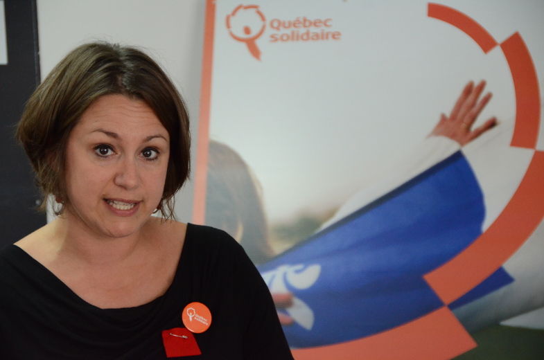 Julie Veilleux, candidate de Québec solidaire dans Maskinongé