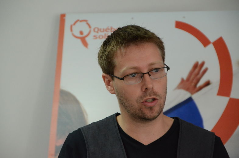Yves Sansregret, candidat de Québec solidaire dans Champlain