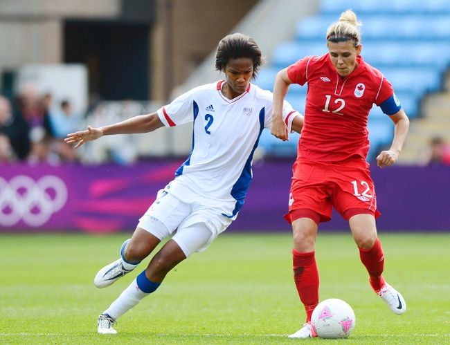 Christine Sinclair a remporté la médaille de bronze.