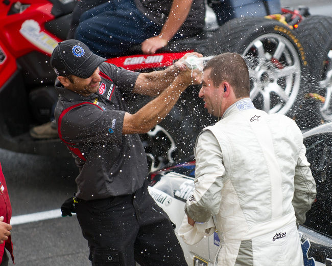 <p>Marc Antoine Camirand gagnant de l' épreuve de CTCCS au NASCAR Nationwide UPA NAPPA au circuit Gilles Villeneuve de Montréal</p><p>Photos BEN PELOSSE/LE JOURNAL DE MONTRÉAL/AGENCE QMI