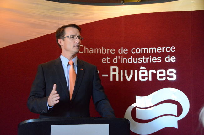 Patrick Charlebois, président de la Chambre de commerce et d’industries de Trois-Rivières.
