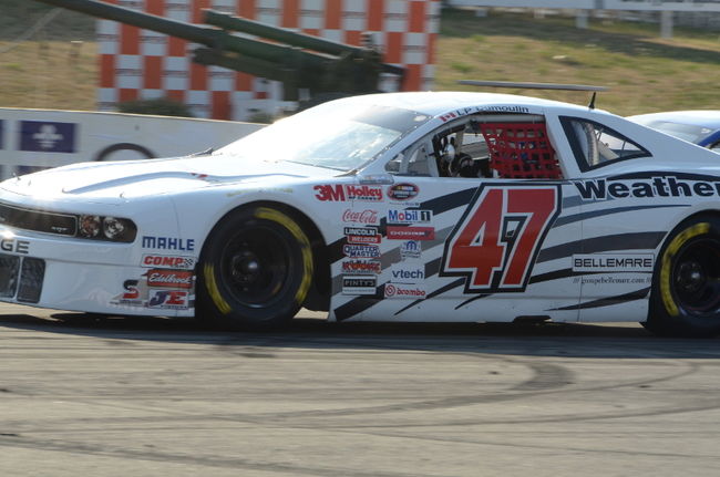 Louis-Philippe Dumoulin a dû se contenter d'une 11e place au Riverside International Speedway.