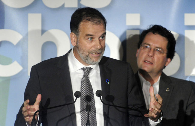 En laissant de côté Luc Trudel et Noëlla Champagne en formant son cabinet, Pauline Marois a dû se tourner vers Pierre Duchesne (gauche) et Bernard Drainville (droite) pour s'occuper du Centre-du-Québec et de la Mauricie.