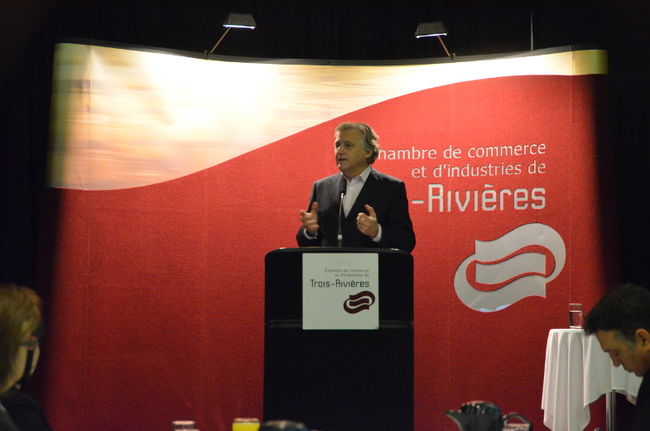 Gilbert Rozon a exposé l'importance de la culture comme carte de visite pour une société comme le Québec à l'étranger devant les membres de la CCITR.
