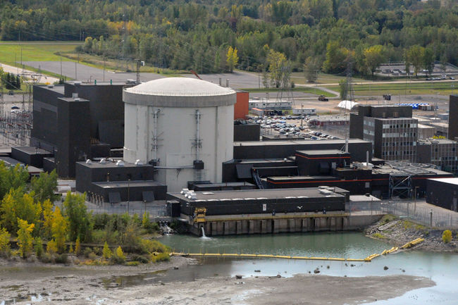 La centrale nucléaire Gentilly-2.